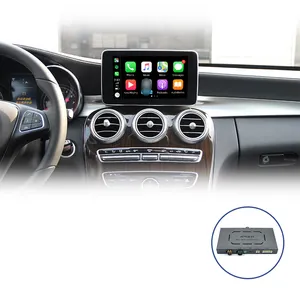 אלחוטי Apple Carplay רכב לשחק וידאו רדיו ממשק עבור 2015-2018 מרצדס C Class W205 NTG5 אנדרואיד אוטומטי