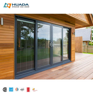 أبواب منزلقة ذات منظر كبير للغاية ، باب منزلق للفناء من الألومنيوم ، منزلق للفناء والمنازل - Product Image 5