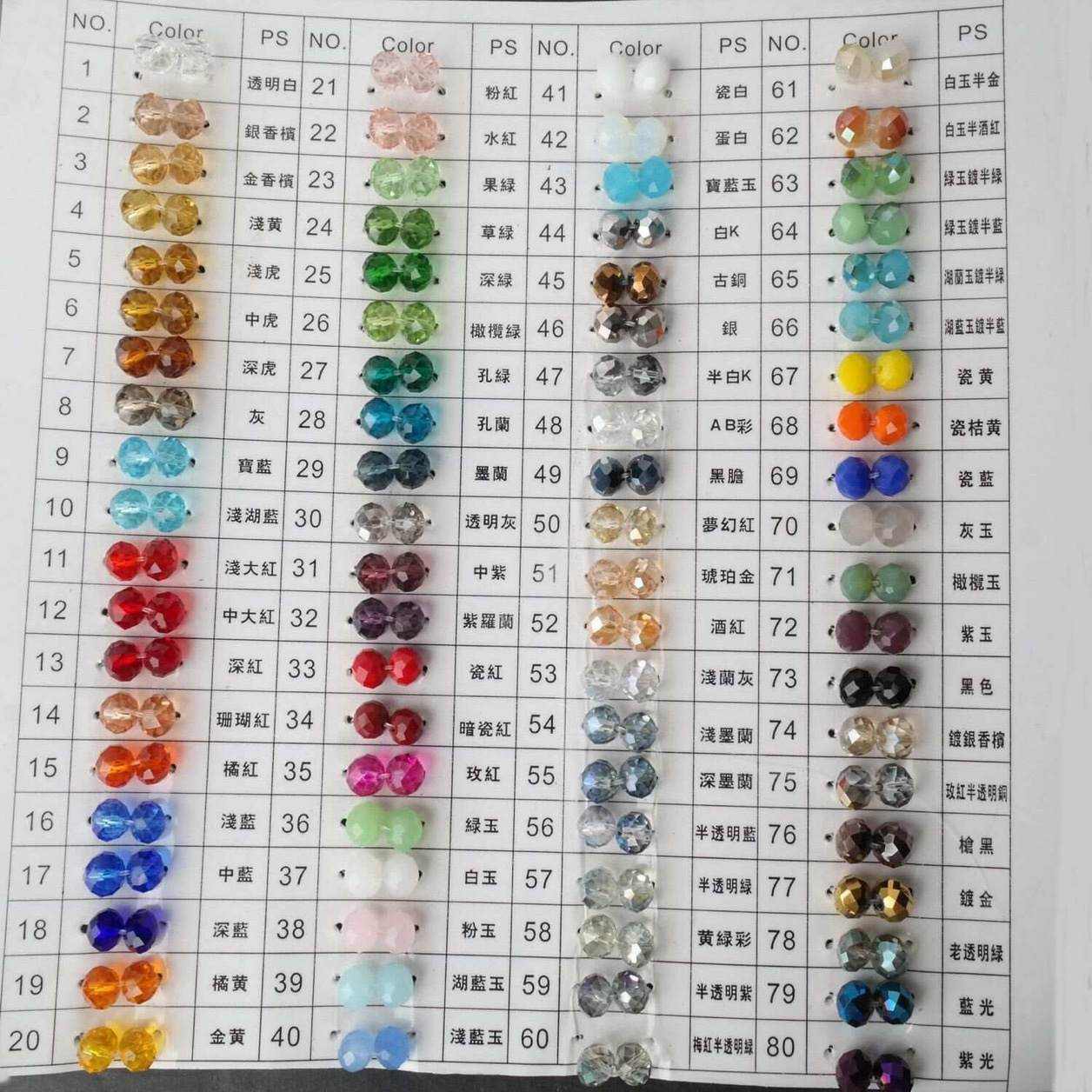tabla de colores