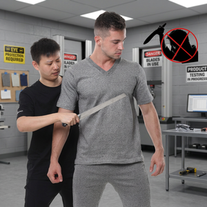 Level 5 Body Protection <b>Stab</b> <b>Proof</b> Elastic Tactical T-Shirt Short Sleeves V Neck Special Fiber Plates Camping <b>Vest</b> Made in China - Product Image 2