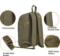 Sac à dos vintage en toile Sac à dos décontracté Sacs à dos cartables Sac à dos scolaire en toile cirée