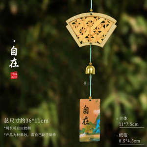 Carillons éoliens créatifs cadeaux <span class=keywords><strong>en</strong></span> <span class=keywords><strong>verre</strong></span> faits à la main <span class=keywords><strong>japonais</strong></span> personnalisés carillons éoliens tissés <span class=keywords><strong>en</strong></span> bambou matériaux d'artisanat de bricolage carillons éoliens - Product Image 6