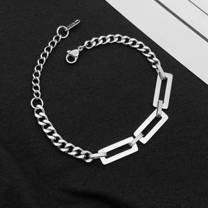 Collar Unisex de Acero Inoxidable Estilo Hip Hop con Cadena de Bambú, Personalizado, Combinable con Todo, Estilo <span class=keywords><strong>Wang</strong></span> Hedie, Diseño Cubano - Product Image 2