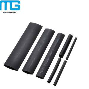 Material PE Única Parede 10 Milímetros Preto <span class=keywords><strong>Heat</strong></span> Shrink Tubing Termoencolhíveis Sleeve - Product Image 2