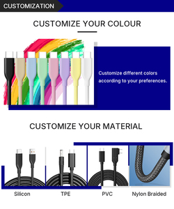 Câble de charge rapide personnalisé 2M USB Long Type C à L Câble de charge C pour téléphone 8PIN - Product Image 6
