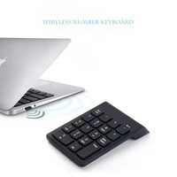 Clavier numérique sans fil Portable 2.4G Clavier numérique sans fil Portable de petite taille 2.4GHz 18Key