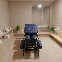 Table de chiropratique électrique 3D à bascule pour traction cervicale/lombaire/spinale