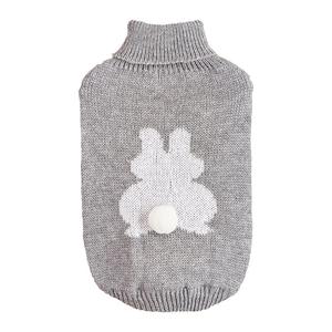 Sweater rajutan kelinci warna murni Model baju anjing <span class=keywords><strong>Channel</strong></span> Tiongkok - Product Image 5