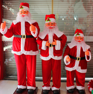 Ingrosso Babbo Natale Elettrico che Suona il Sassofono, Agita, si Muove e Canta Musica - Product Image 6