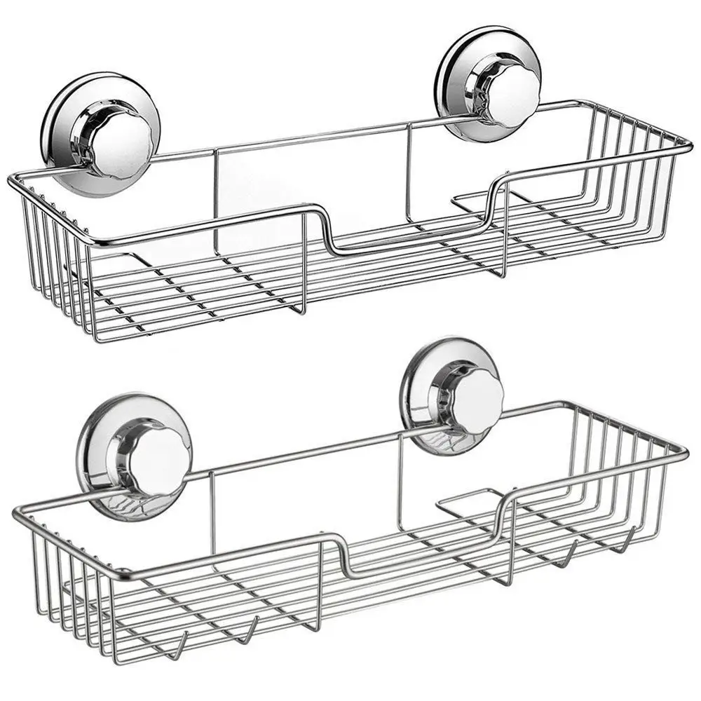 High Quality Stainless Steel Hooks Bath Shelf Storage Combo Set for Bathroom or Kitchen Storage