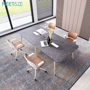 New Arrival Solid Wood Office Boardroom <b>Table</b> Modern Design Conference Room <b>Desk</b> <b>for</b> Negotiation and <b>Dining</b> <b>for</b> Meeting - Product Image 2
