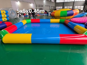 Juegos Inflables para Parque Acuático al Aire Libre, Piscina de PVC Hermética para Niños - Product Image 5