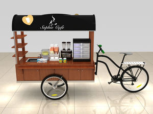 Chariot de café moderne, chariot de nourriture pour café, pour bicyclette, personnalisé, - Product Image 2