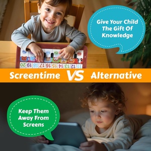 Song Ngữ Tiếng Anh và tiếng Tây Ban Nha bảng chữ cái ABC số từ âm nhạc Áp phích học tập đồ chơi tương tác nói chuyện biểu đồ tường đồ chơi giáo dục - Product Image 5