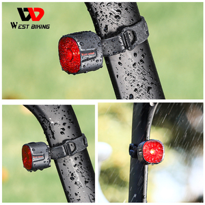 WEST BIKING-Luz trasera de flujo de bicicleta, advertencia de seguridad de carga tipo C, freno de bicicleta, luz trasera, luces de señal de giro a la venta - Product Image 6