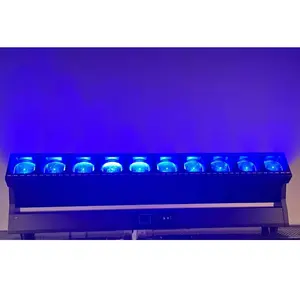 DMX 10 x 60 W RGBW 4-in-1 LED-Bewegungskopf Wandwaschlampe Licht für den Innenbereich Verwendung Disco DJ