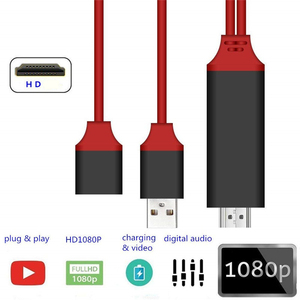 Cáp Chuyển Đổi Điện Thoại Thông Minh HDTV HD Phổ Thông Cho Điện Thoại Sang TV Cho <span class=keywords><strong>iPhone</strong></span>/Android, Cáp Video Âm Thanh Cho Máy Chiếu TV - Product Image 6