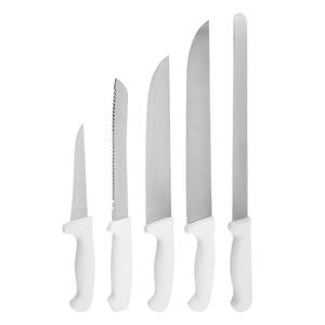 Cuchillo de Pesca Portátil, Cuchillo de Bolsillo para Camping, OEM, Acero Inoxidable, Hoja de Punta Caída, Grosor de 2mm, Plástico, 20cm, Grado Industrial DIY - Product Image 1