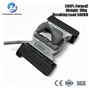 Châssis de conteneur Zhihong NS08 avec verrouillage à queue de pie, capacité de rupture de 500KN, acier moulé galvanisé à chaud, durable <span class=keywords><strong>pour</strong></span> conteneurs - Product Image 1
