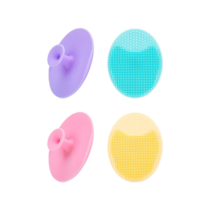 Cepillo de Silicona Manual <span class=keywords><strong>para</strong></span> Baño, Exfoliante Facial, Cepillo <span class=keywords><strong>para</strong></span> Lavar al Bebé con Champú - Product Image 1