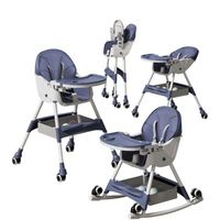 Chaise haute moderne en plastique pour bébé, réglable, inclinable, portable, pour repas, sécurité, extérieur et intérieur