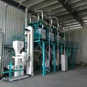 Ligne de production de farine de blé et de maïs 10-100 TPD, machine à moudre le blé et le maïs automatique avec support après-vente - Product Image 1