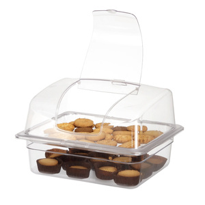 Présentoir de dégustation de nourriture en acier inoxydable de qualité supermarché clair PC <span class=keywords><strong>avant</strong></span>-goût Table seau à déchets fournitures de restaurant d'hôtel - Product Image 5