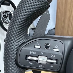 Volante de Cuero y Fibra de Carbono Mate para Modelos Antiguos de <span class=keywords><strong>Mercedes</strong></span> Clase E/Clase G/Clase <span class=keywords><strong>GL</strong></span>/E300 - Product Image 2