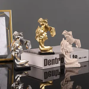 <span class=keywords><strong>Objetos</strong></span> Decorativos Artísticos de Lujo, Escultura de Pareja, Estatua de Novios, Centros de Mesa para Bodas, Decoraciones para Mesa - Product Image 2