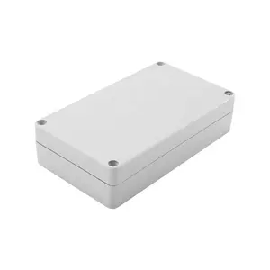 Grey Junction Box ABS Plastic Dustproof Waterproof Electrical Boxes Custom Hinged Shell Outdoor Universal Project Enclosure