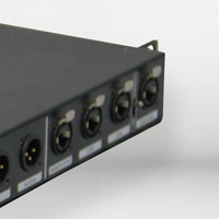 ST Active 4CH Audio Network Bridge Model ST-0801 1U Rack Mount Stage Box dengan Input Output XLR, Ethernet, dan CAN Link