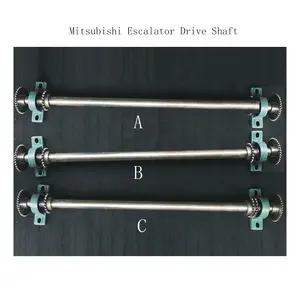 Mitsubishi Escalator Drive Shaft 37 Teeth / 21 Teeth / 19 Teeth Main Shaft Moving Sidewalk Handrail Belt Drive Shaft