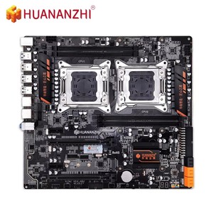 HUANANZHI X79-4D çift CPU anakart için E-ATX adet E5 2680V2 <span class=keywords><strong>DDR3</strong></span> 1333/1600/1866MHz 128GB PCI-E SATA3 USB3.0 LGA 2011 toptan - Product Image 2