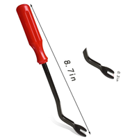 Outils en plastique pour attaches automobiles, assortiment de cinq outils