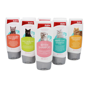 Shampooing Biologique Écologique Bioline pour Chats 200ML Nettoyage en Profondeur - Product Image 1