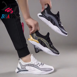 Zapatillas Deportivas Transpirables para Hombre, Estilo Caminata, con Parte Superior de Malla de PU y Suela de Goma, Disponibles en Stock - Product Image 3