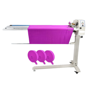 Machine de découpe de bandes entièrement automatique pour aiguilles à <span class=keywords><strong>navette</strong></span> de tricotage, matériaux en coton, avec fonctions de découpe et de couture - Product Image 2