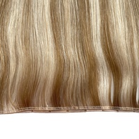 Extensions de cheveux Genius Weft 100% cheveux humains vierges, cuticules alignées, double épaisseur, aspect naturel invisible, Genius Weft