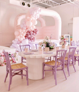 Silla Infantil de Ratán Hecha a Mano, Moderna, de Mimbre Natural, Muebles Infantiles Seguros para Parques, Fiestas de Cumpleaños y Eventos, Venta al Por Mayor - Product Image 1