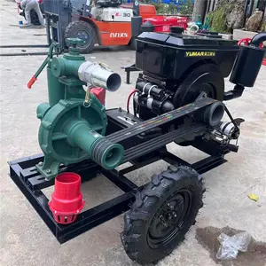 6-inch diesel water pump, household drainage water pump, small water pump