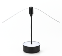Opvouwbare vliegenwerende ventilator met USB LED-nachtlampje, elektronisch, voor gebruik binnen in de lente/herfst/zomer, in de keuken & op kantoor