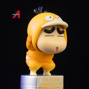 Figura de Crayon Shin-chan, Cosplay de Psyduck y Pikachu, Adorno Creativo de Anime para Coche - Product Image 4