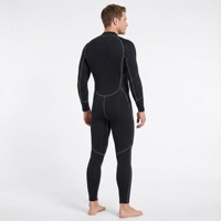Combinaison de plongée en néoprène à manches longues avec fermeture éclair avant YKK, flexible pour la plongée et le surf
