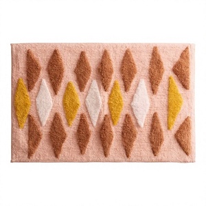 Alfombrillas de Baño de Lujo con Diseño Floral, Ecológicas, de Secado Rápido, Hechas a Máquina con Técnicas de Algodón, para Baños ITHL, Venta al Por Mayor - Product Image 1