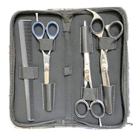 ASAP BEAUTY PAKISTAN Ensemble de ciseaux de salon en acier inoxydable écologique SUS 440c Lames longues et robustes pour extensions de cheveux