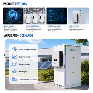 Batterie à État Solide pour Stockage d'Énergie Industrielle et Commerciale Haute Tension 112kwh 208kwh avec Système d'Énergie Solaire - Product Image 3