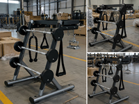 Support de rangement professionnel pour haltères de gym, adapté à un usage commercial et domestique