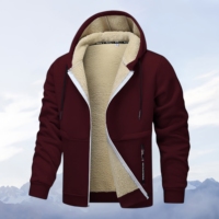 Vestes pour hommes personnalisées très vendues, vêtements de sport chauds en cachemire épais et amples, vestes décontractées pour l'automne et l'hiver