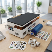 Imprimante DTF UV A3 30 cm certifiée Allprint avec vernis pour autocollants en cristal, étiquetage de logos, bricolage