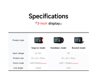 Accessoires BMS Intelligents 100 Balance : Module Wi-Fi BT, Écran d'Affichage LCD, Convertisseur CANBus UART 485, Indicateur SOC pour BMS LiFePO4 16S 48V